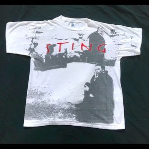 1993 single stitched STING concert tour T-shirt